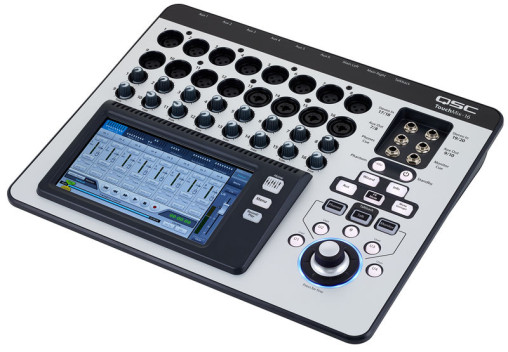 QSC TouchMix 16 Digitalmischpult, 20 mono + 2 stereo Inputs, 6 mono + 2 stereo Aux